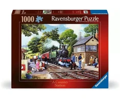 Ravensburger Dėlionė 1000 vnt. - Traukinių stotis