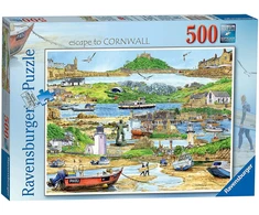 Ravensburger Dėlionė 500 vnt. - Pabėgimas į Kornvalį