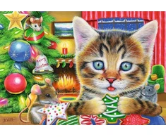 Ravensburger Dėlionė 2x24 vnt. - Kalėdiniai kačiukai