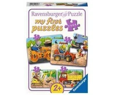 Dėlionė Ravensburger – Statybvietės gyvūnai – 2/4/6/8p (10105717)