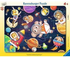 Dėlionė Ravensburger 56347, 40 vnt., Kosmosas, 4 metai