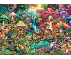 Ravensburger Dėlionė 1000 vnt. - Grybų kaimelis