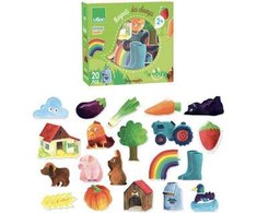 Dėlionė Vilac: magnesy DREWNIANE Łąka 20 vnt. 8039