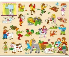 Dėlionė WOODYLAND Duże puzzle drewn.su uchw.91912 19123