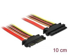 Delock kabelis SATA 6 Gb/s 22 kontaktų kištukas > SATA 22 kontaktų lizdas