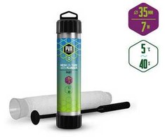 Greitai tirpstantis PVA tinklelis - kojinė Delphin PVA n’tastic QUICK, TUBE+PLUNGER, 7 m/35 mm