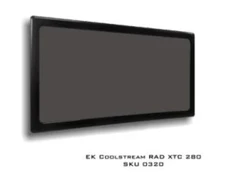 Demciflex dulkių filtras, skirtas EKWB „Coolstream XTC 280“ – juodas/juodas