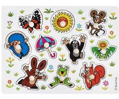 Dėlionė Detoa Wooden insert puzzle Mole large
