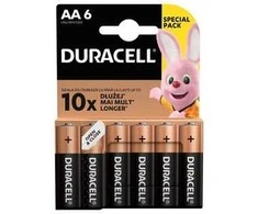 Duracell Basic Pagrindinė AA/LR6 baterijos lizdinė plokštelė po 6