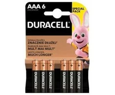 Baterija - Duracell AAA LR03 1.5V Alkalininės Baterijos 6 Pakelis