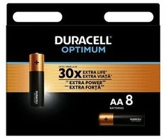 DURACELL - Optimum alkalická baterie tužková AA 8 ks