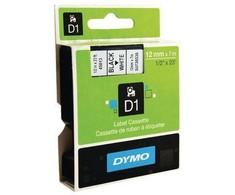 Dymo originali etikečių spausdintuvo juosta, Dymo, 45013, S0720530, juodas kukmedis