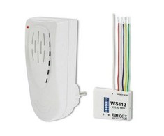 ELEKTROBOCK belaidis durų skambutis-230V AC su savarankiško mokymosi kodu BZ8-113