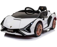 Eljet Dětské elektrické auto Lamborghini Sian bílá