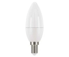 LED lemputė E14 230V 5W 470lm, žvakės formos, šiltai balta, 2700K, EMOS
