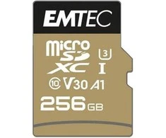 Atminties kortelė Karta Emtec Speedin Pro Micro SDXC 256 GB 10 klasės UHS-I/U3 A1 V30 (ECMSDM256GXC10SP)