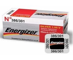 Baterija - Energizer 386 301 Sidabro Oksidas 1.55V 10 Vnt.