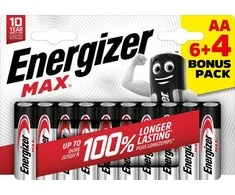 Energizer Energizer LR6/10 Max AA 6+4 zdarma
