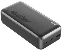 „Energizer“ – 30K itin didelės talpos greito įkrovimo išorinė baterija – 30000mAh – Juodas