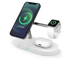 Epico Spello belaidis įkroviklis su MagSafe priedu palaiko juodą