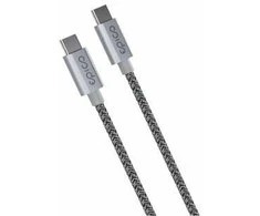 Epico Braided USB-C to USB-C Cable 1.2m - Kosminė pilka