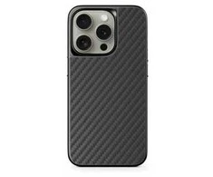 Dėklas Epico Epic Mag+ Hybrid Carbon Case - MagSafe suderinamas su iPhone 15 Pro - Juodas