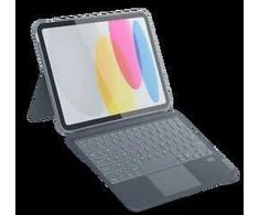 EPICO klaviatūra su dėklu Apple iPad iPad Pro 11" (2018/2020/2021/2022)/iPad AIR 10,9"/10,9" M1 - ČEKIJA - pilkas