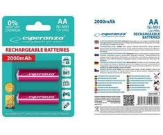 Esperanza EZA103R Ni-MH AA 2000MAH x2