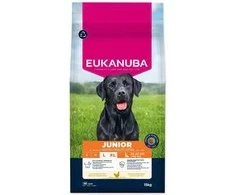 Eukanuba Eukauba Life Care Junior Large sausas maistas didelių veislių jauniems šunims su vištiena, 15 kg