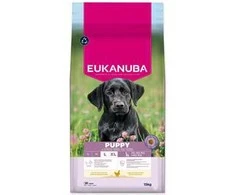 Eukanuba Life Care sausas pašaras didelių veislių šuniukams su vištiena, L, 15 kg