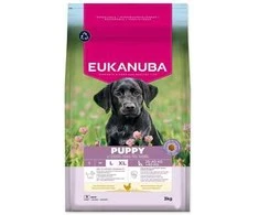 Eukanuba Life Care Puppy Large sausas maistas didelių veislių šuniukams su vištiena, 3kg