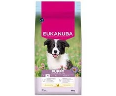 Eukanuba Life Care sausas pašaras vidutinių veislių šuniukams su vištiena, M, 15 kg