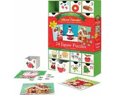 Eurographics Advento kalendorius-dėlionė „Saldžios Kalėdos“ – 24 mini dėlionės