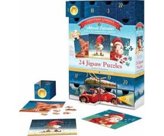 Eurographics Advento kalendorius–24 mini dėlionės po 50 detalių „Linksmos Kalėdos“ vaikams 8+