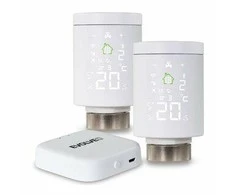EVOLVEO Heat M30 Starter Pack, 2x išmanioji termostatinė radiatoriaus galvutė ir centrinis blokas