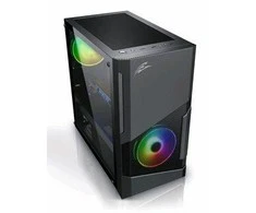EVOLVEO M5, korpusas mATX, permatomas šonas, juodas