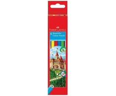 Faber-castell pieštukinės kreidelės, 6 vnt.