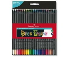 Spalvoti pieštukai Faber-Castell, Juodas Edition, 24 spalvos
