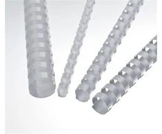 Eurosupplies Plastikinės nugarėlės 8 baltos spalvos