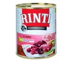 Šunų Maistas - RINTI Kennerfleisch jautienos drėgnas maistas 800g begrūdis be glitimo