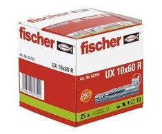 Fischer Universal dowel UX 10x60 R (25)25pcs