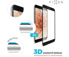 Fiksuotas FIXED 3D pilnas dangtelis apsauginis grūdintas stiklas, skirtas Apple iPhone X/XS/11 Pro