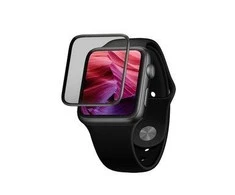 Fixed Grūdintas stiklas ochronne FIXED 3D Full-Cover pro Apple Watch 42mm su aplikatorem su klejeniem na cały wyświetlacz juoda