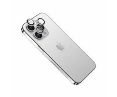 Fixed Fixed Camera Glass do Apple iPhone 15 Pro/15 Pro Max, sidabrinė