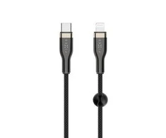 Fixed Fiksuotas Fiksuotas | Pintas kabelis USB-C/Lightning, 2 m | FIXDB-CL2-BK