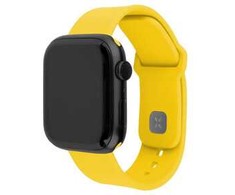 Fixed Fiksuotas silikoninis sportinis dirželio rinkinys, skirtas Apple Watch 4