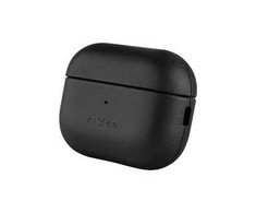 Fixed Neperdirbta oda „PodsLeather“ dėklas „Apple AirPods 3“ ausinėms – juoda