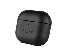 FIXED PodsLeather dėklas skirtas Apple Airpods 4, juodos spalvos