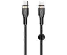 Fixed Fiksuotas USB-C/Lightning su PD palaikymu, 0,5 m, MFi, juodas