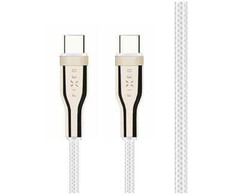 Fixed Fiksuotas USB-C/USB-C su PD palaikymu, 0,5 m, USB 2.0, 100 W, balta
